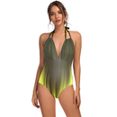 Women's Lace-Up Backless Bikini Swimwear