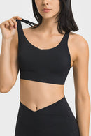 Breathable Crisscross Back Sports Bra
