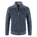 Autumn & Winter Men Sweater Jackets Cross-Line Zipper Slim Casual Cotton Male Coats