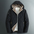 Men's Stand Collar Detachable Hood Jacket
