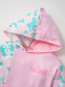 Girls Camouflage Hoodie and Pants Set