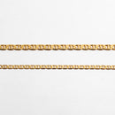 Gold Chain Geometric Inlay Necklace