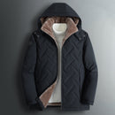 Men's Stand Collar Detachable Hood Jacket