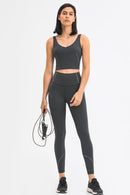 Striped Print Sports Leggings