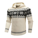 Men Pullover Sweaters Warm Christmas Sweater Fashion Printed Casual Hoodies Knitting